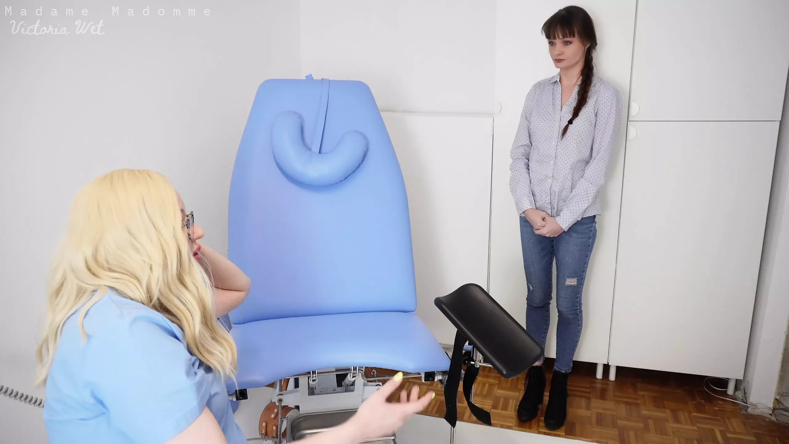 The Gynecologist Inserted a Large Dildo Into My Pussy