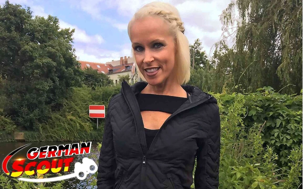 German scout – fit German mature Sophie Logan pickup and rough fuck